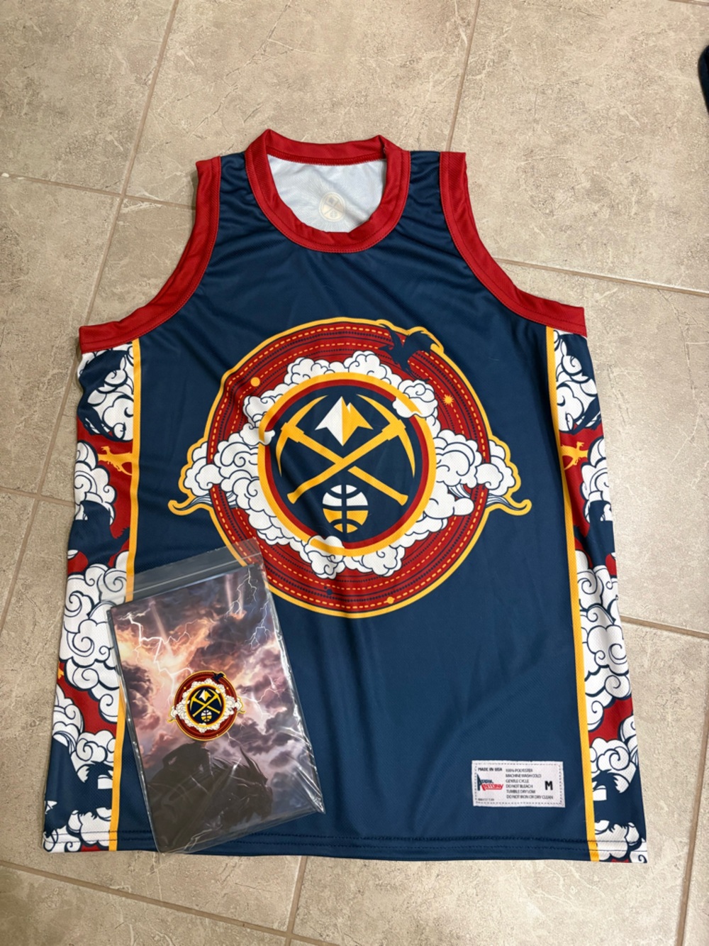 Fourth Wing Denver Nuggets Jersey and Page Overlays